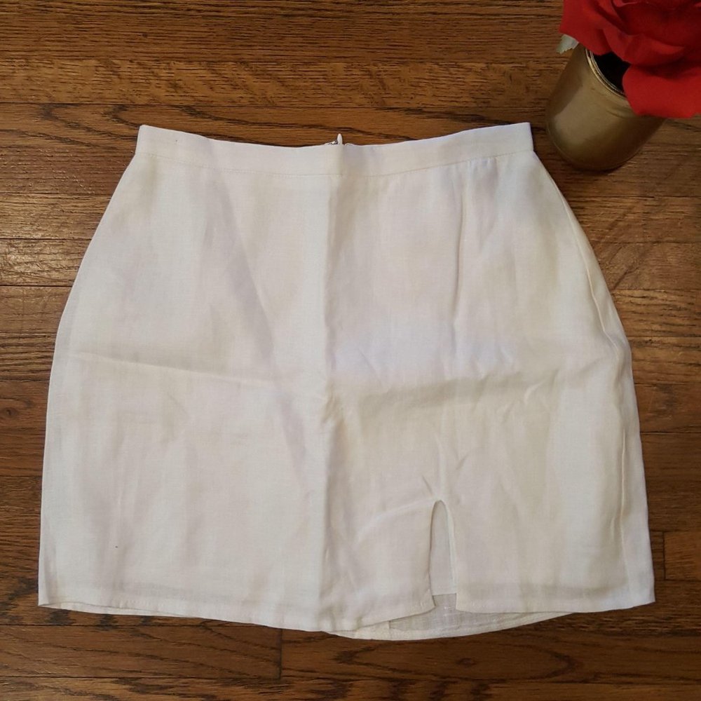 Verge Girl Linen Fair Game Mini Skirt AU 8 US 4